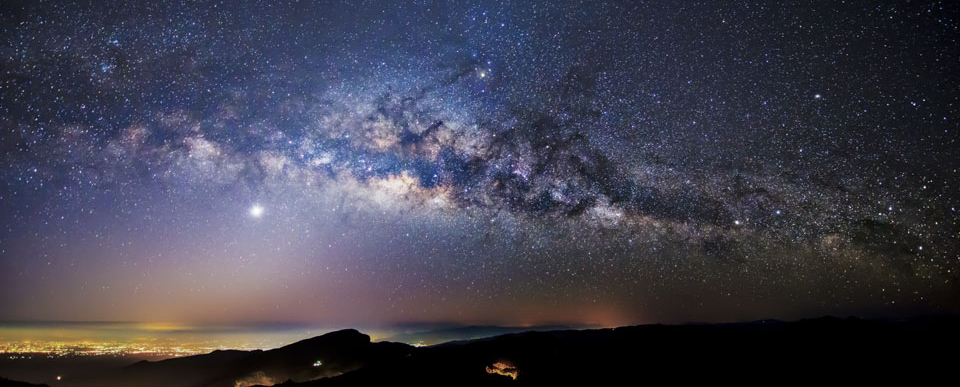 Um time lapse com a Via&nbsp;Lactea