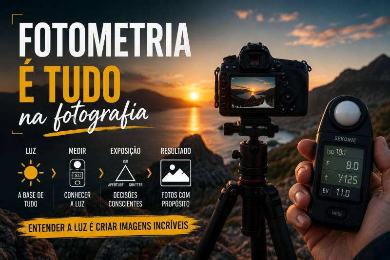 Fotometria é tudo na fotografia